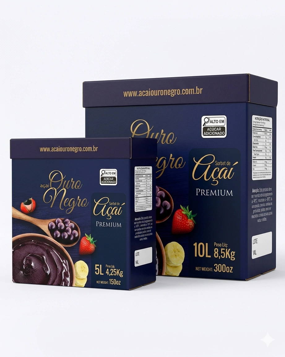 Caixa de Açaí (5 litros e 10 litros)