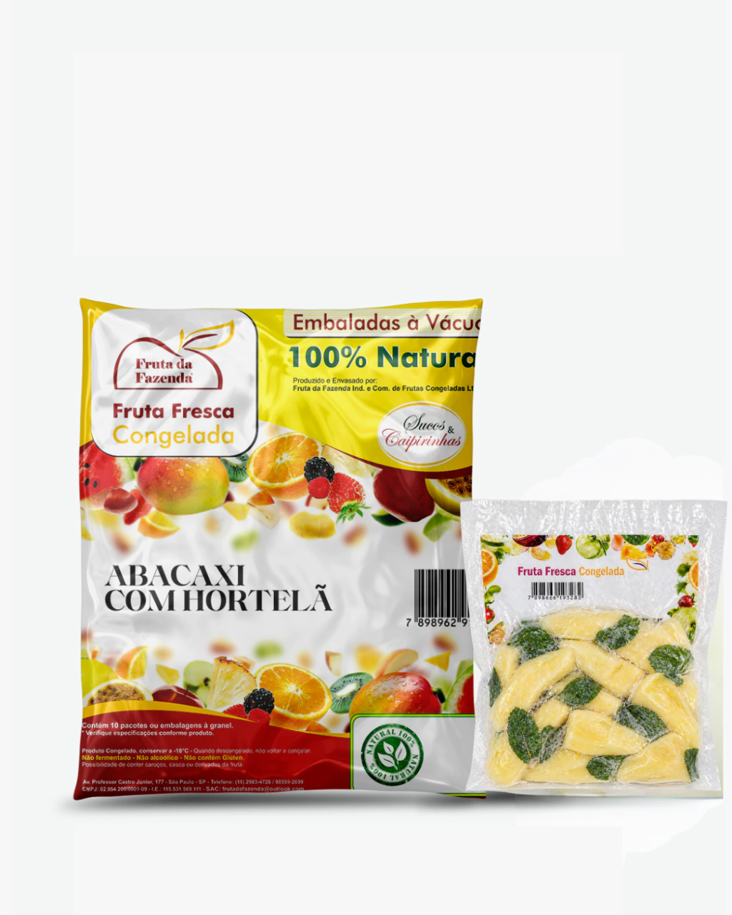 Abacaxi c/hortelã Congelado