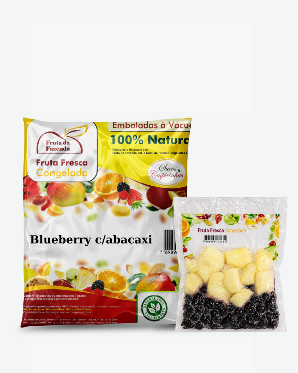 Blueberry c/abacaxi Fracionado
