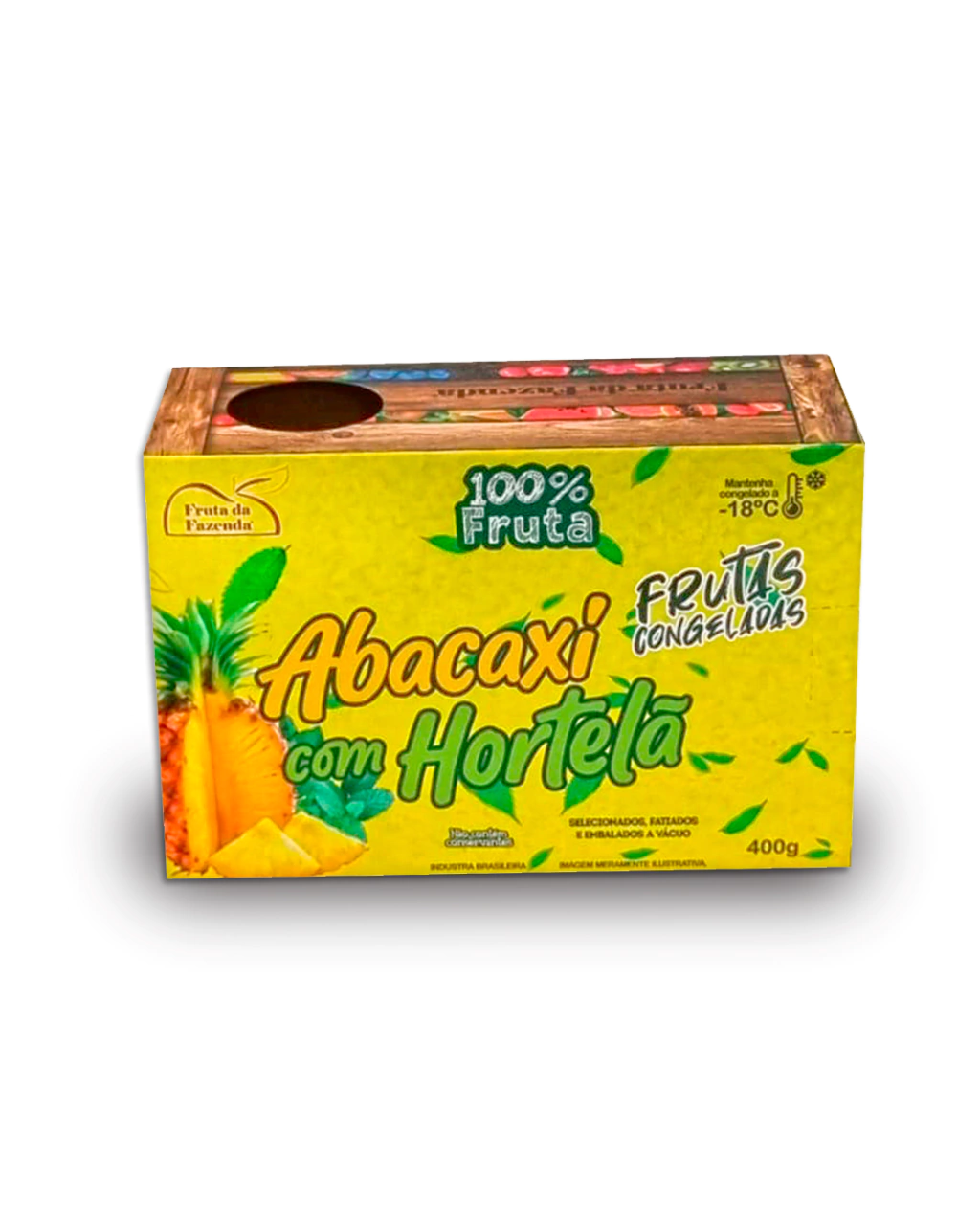 Caixinha - Abacaxi c/Hortelã 4x100g (400g)