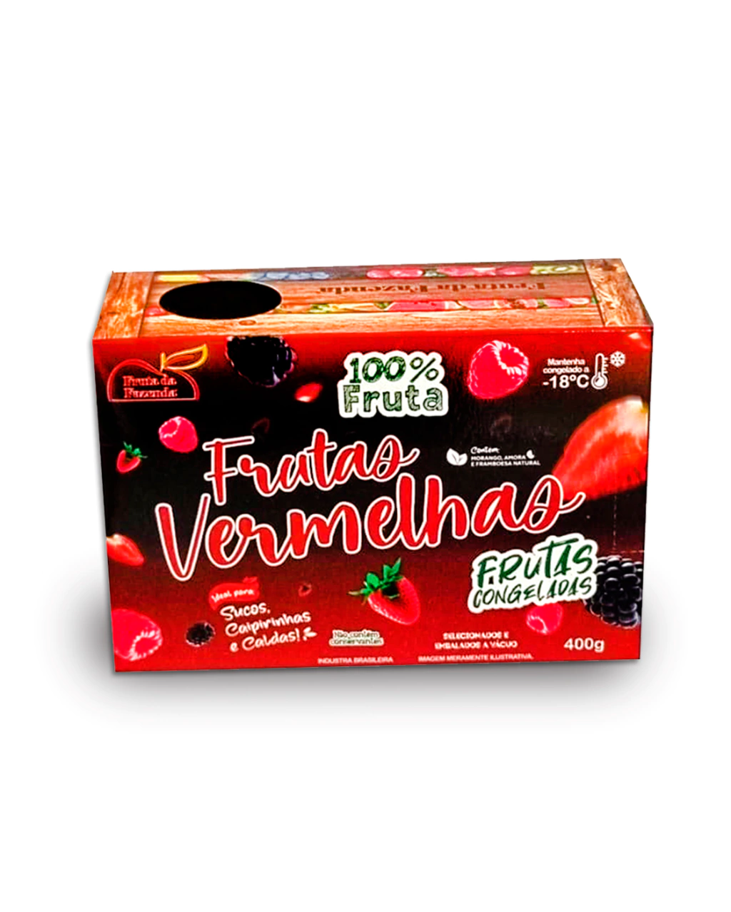 Caixinha - Frutas Vermelhas 4x100g (400g)