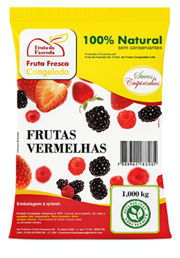 Frutas Congeladas Fracionadas 1kg