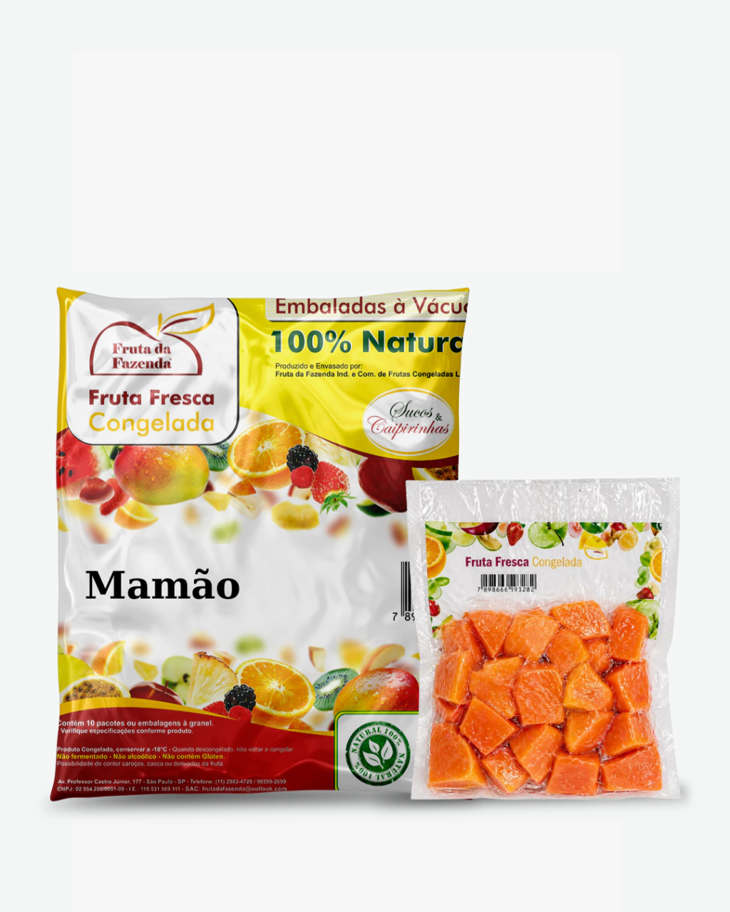 Mamão Congelado