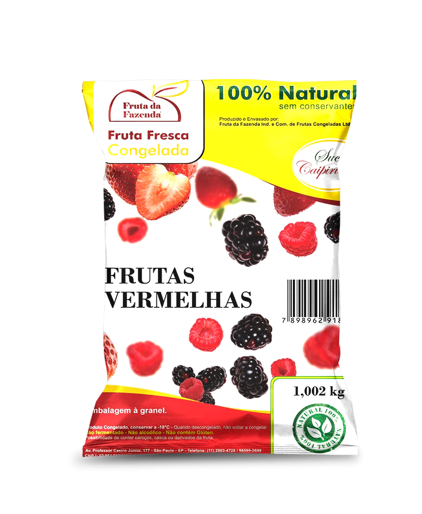 Frutas Vermelhas Congeladas - À Granel